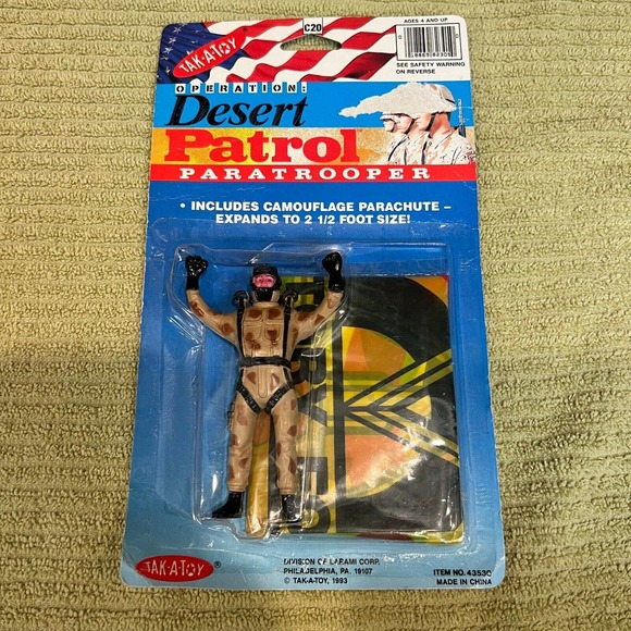TakAToy Toys 993 Operation Desert Patrol Paratrooper Action